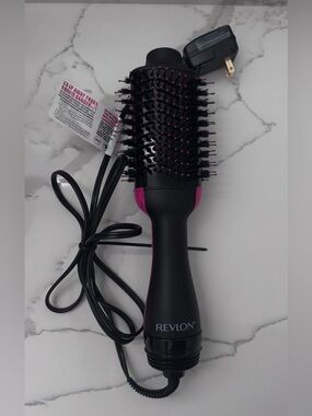 Revlon Black and Pink Hot Air Styling Brush
